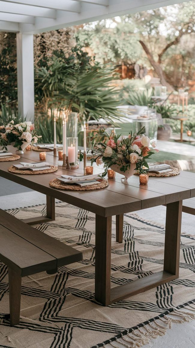White Dinnerware And Layered Dining Elegance