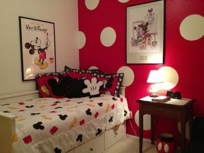 Red Polka Dot Mickey Room