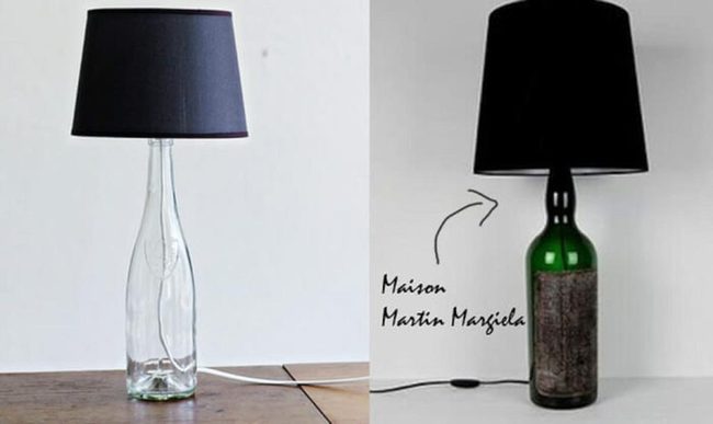 Upcycled Glass Bottle Luminaries