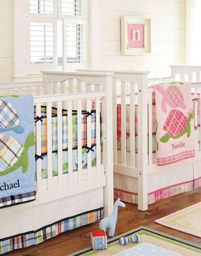 Matching Quilts, Dual Cribs