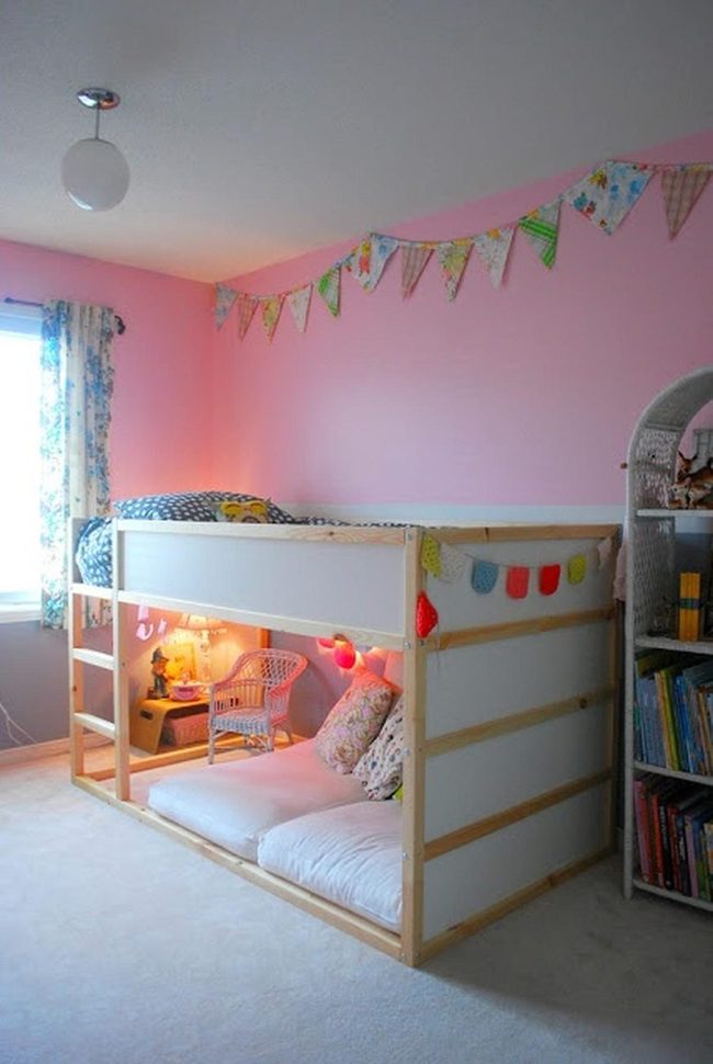 Pink Bunk Bed Paradise