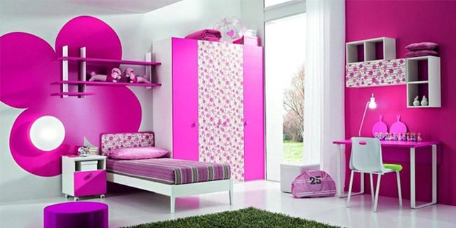 Flower And Racecar Murals