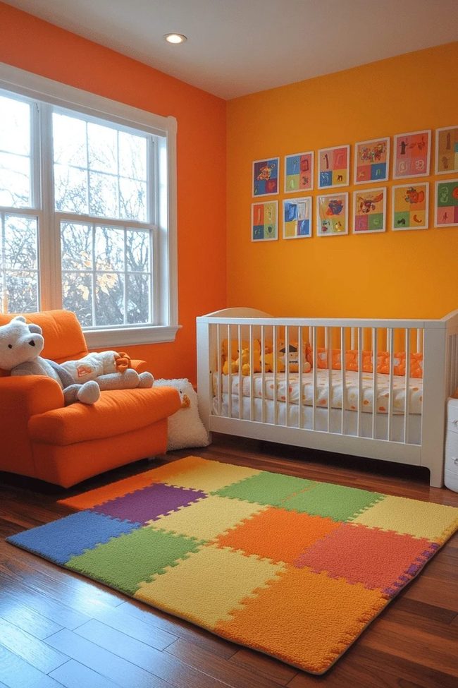 Primary Color Block Walls
