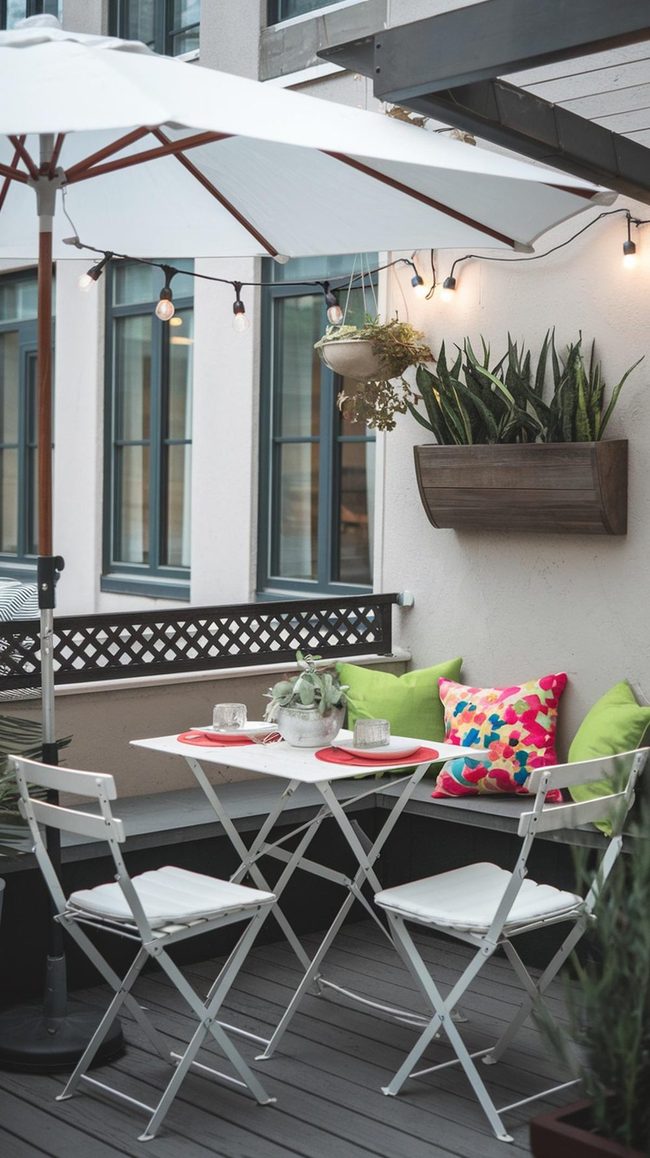 Small Balcony Bistro Dining