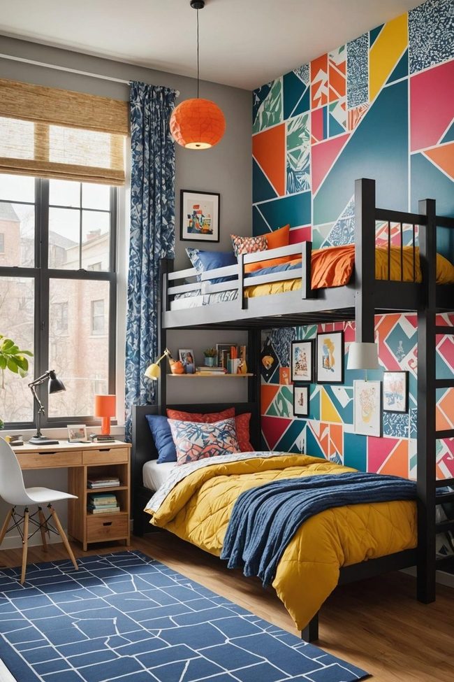 Removable Wallpaper Transforms Blank Walls