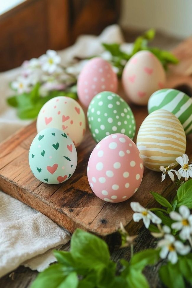 Edible Eggs With Delicate Food-Coloring Art