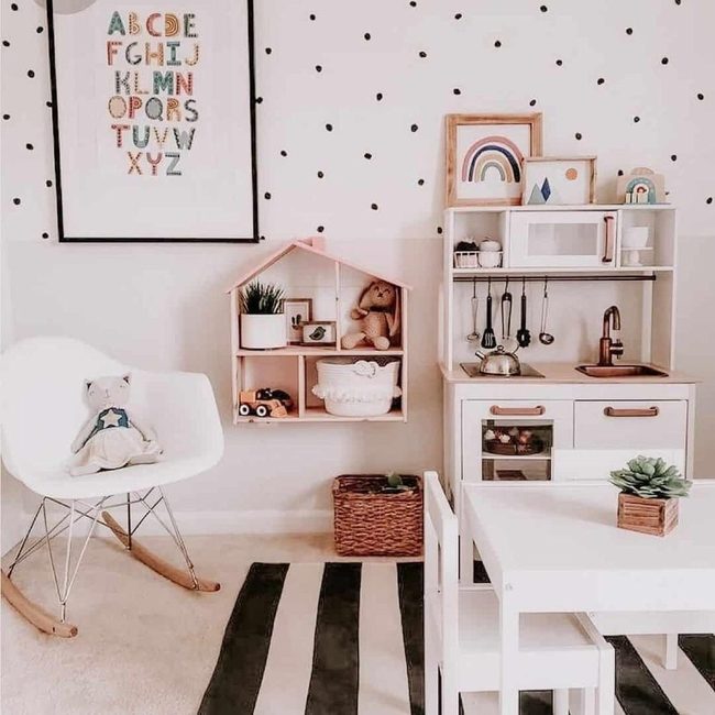 Polka Dots Meet Rainbow Walls