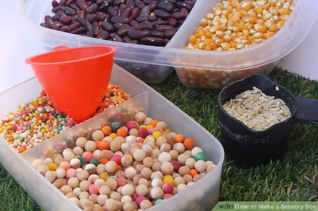 Orange Funnels, Colorful Grains