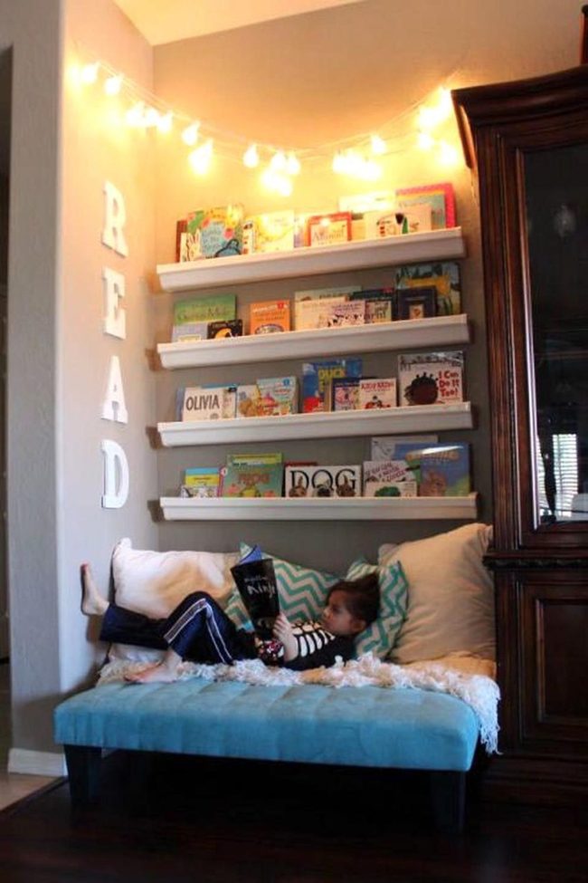 Colorful Books Within Kid'S Reach