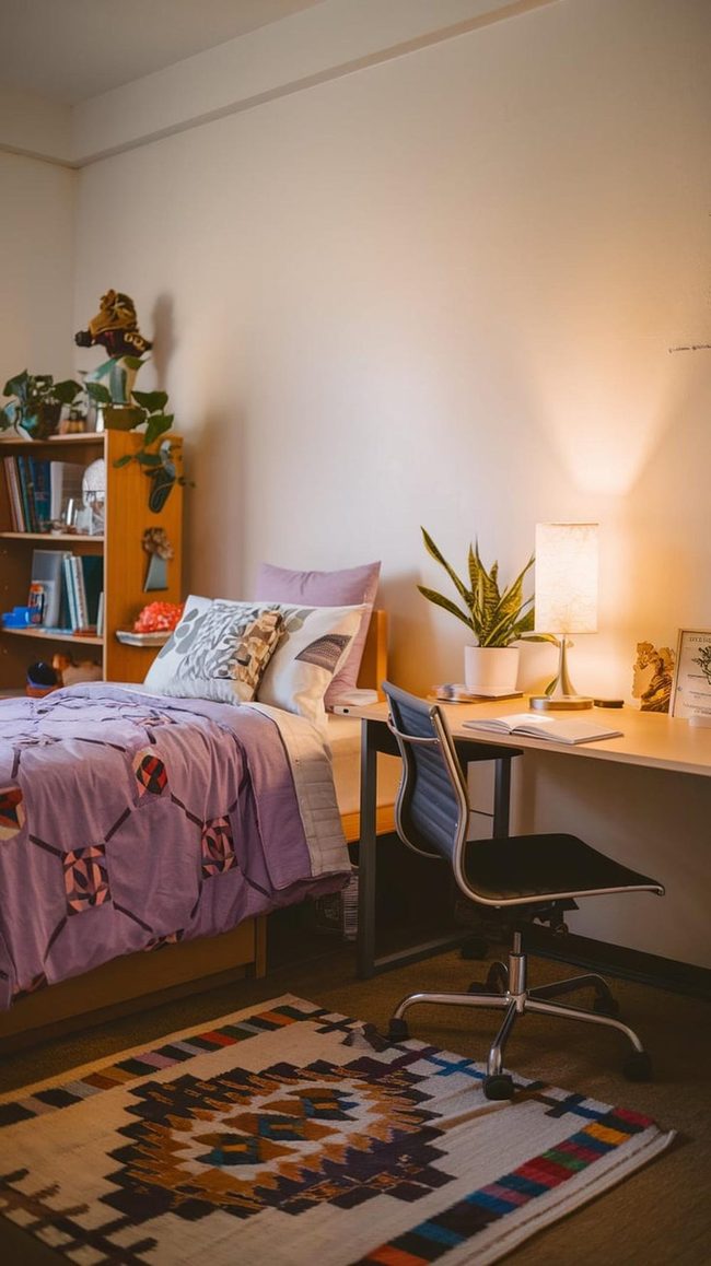 Violet To Lavender Gradient Wall