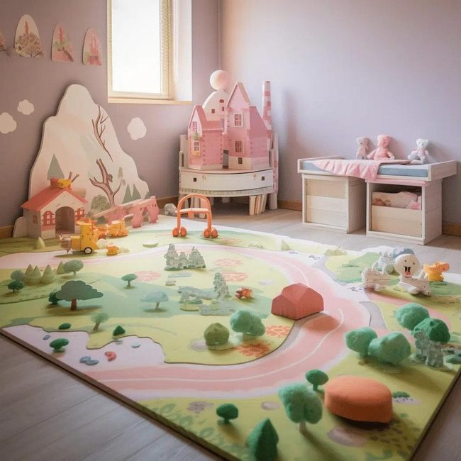 Rollable Themed Floor Mats