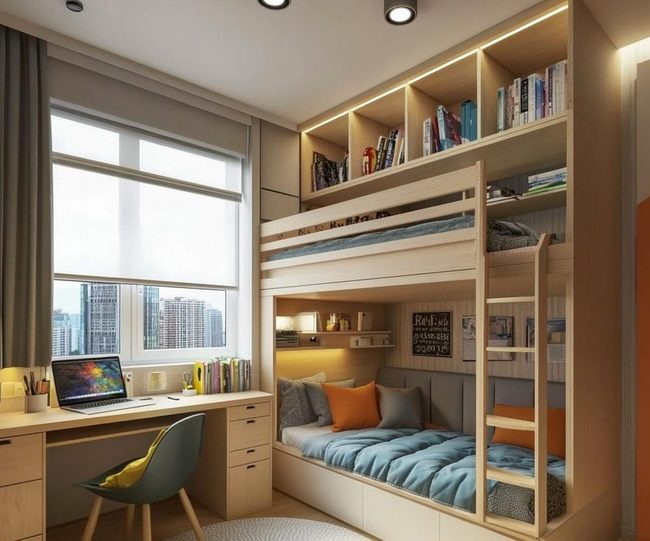 Lofted Sleeping Spaces for Kids