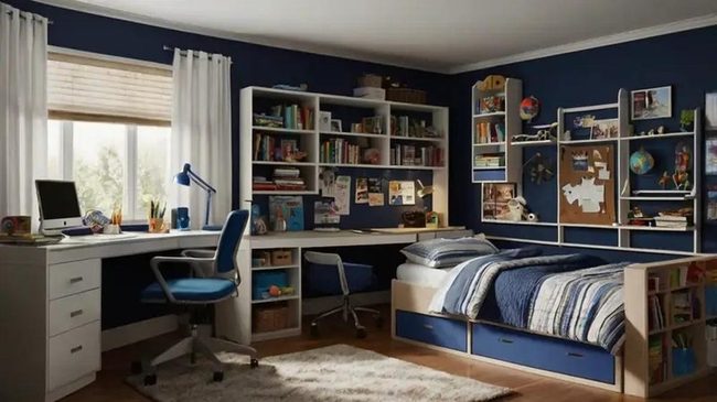 Clean Desk Study Corner