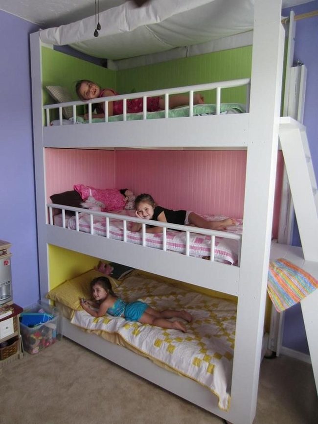 Triple-Bunk Dreams In Pastel