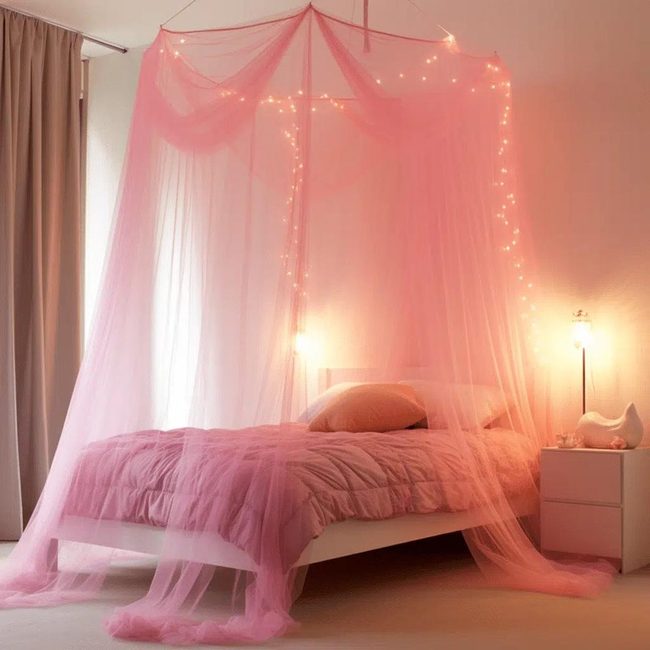Tulle Canopy For Little Beds