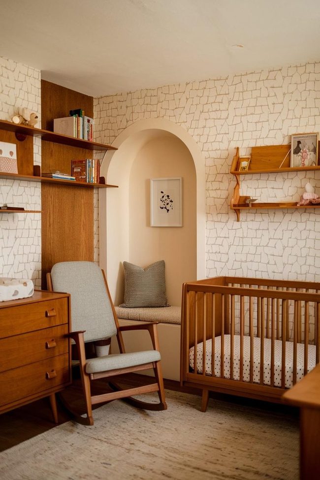 Painted Safari Walls with Rattan Touches