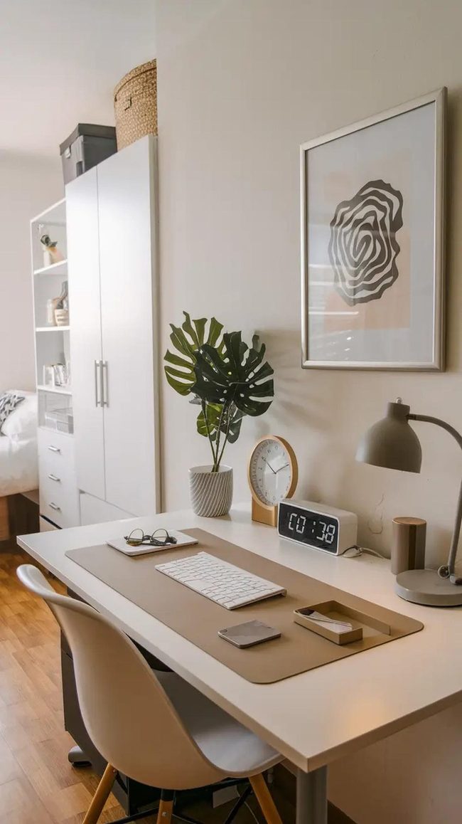 Organized Desk Productivity Zone