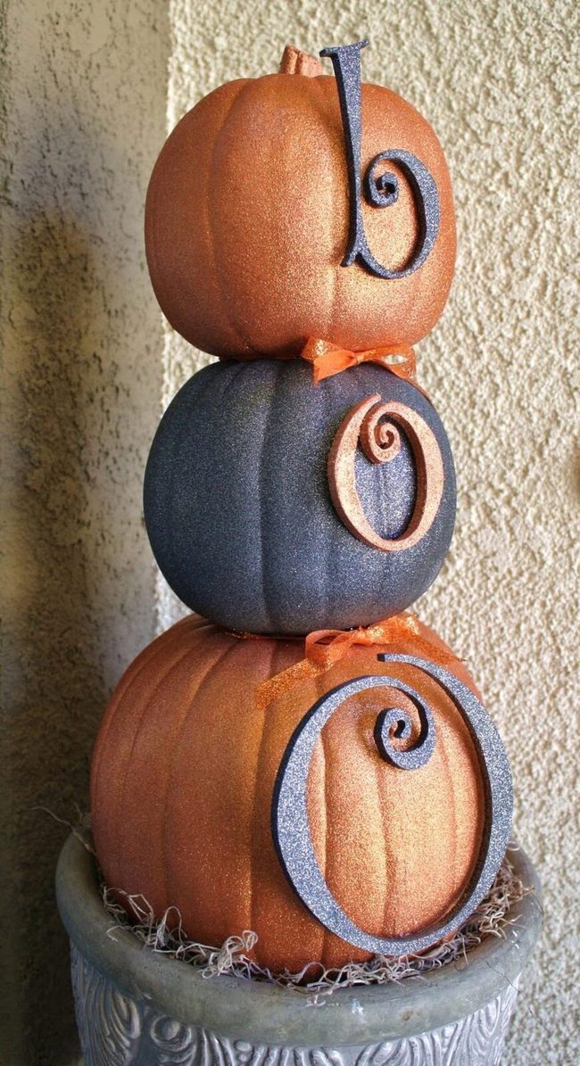 Mess Free Painted Pumpkins