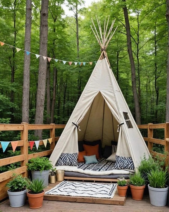 Canvas Tent Play Structure