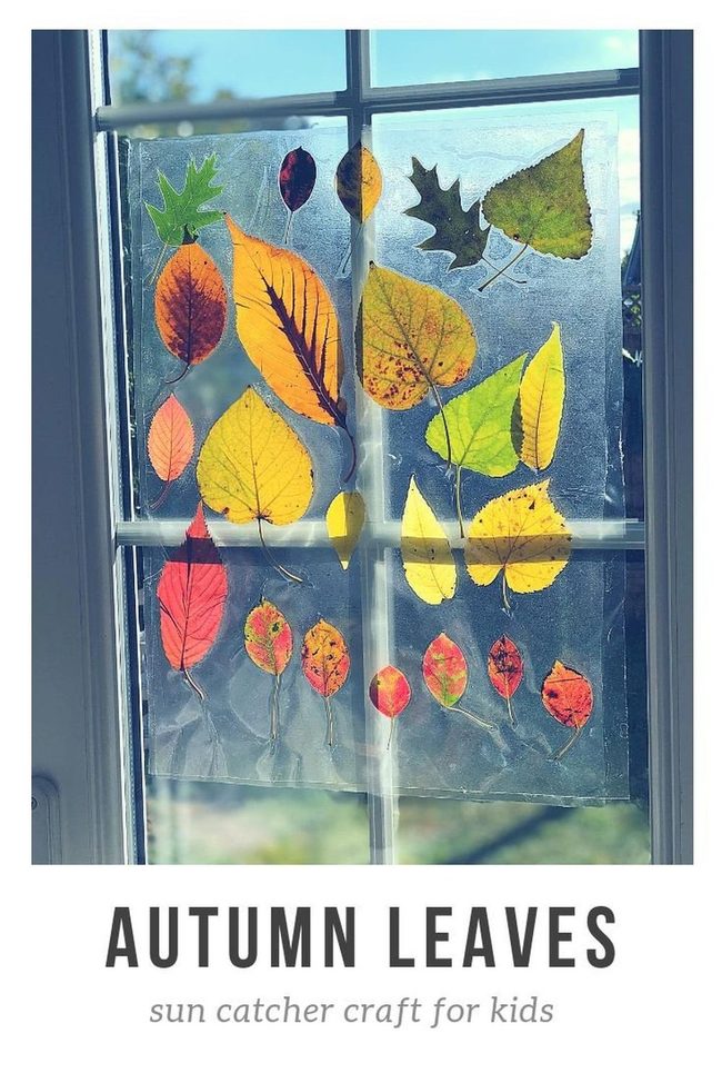 Golden Leaf Light Catcher