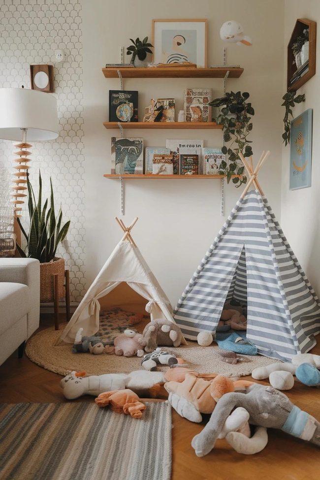 Small Canvas Teepee For Kids