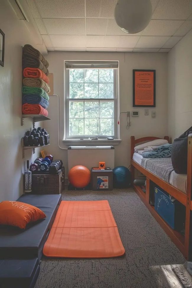 Colorful Cushions, Organized Fitness