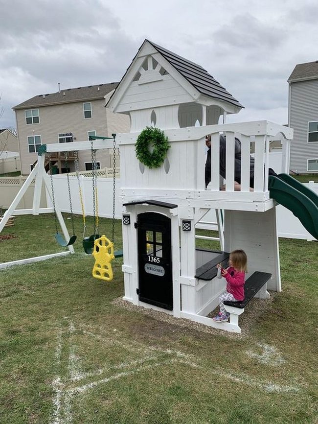 Black Door Backyard Playhouse