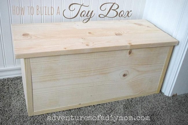 Natural Wood Toy Storage Simplicity