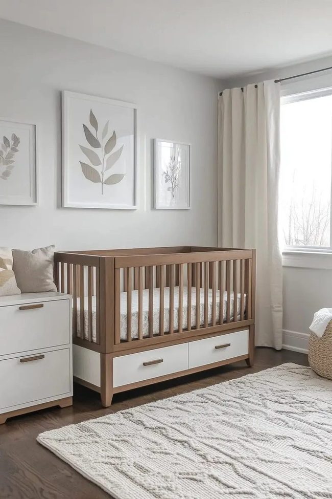 Warm Wood Nursery Simplicity