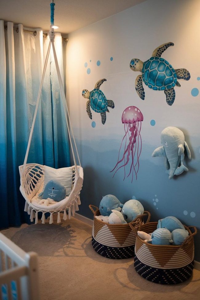 Ocean Depths Blue Nursery