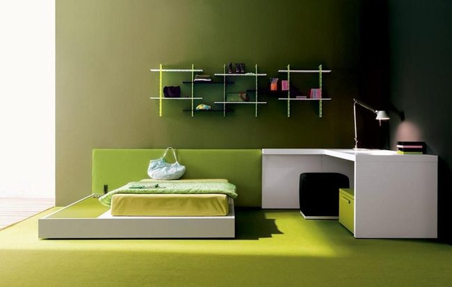 Emerald Bedroom Study Retreat