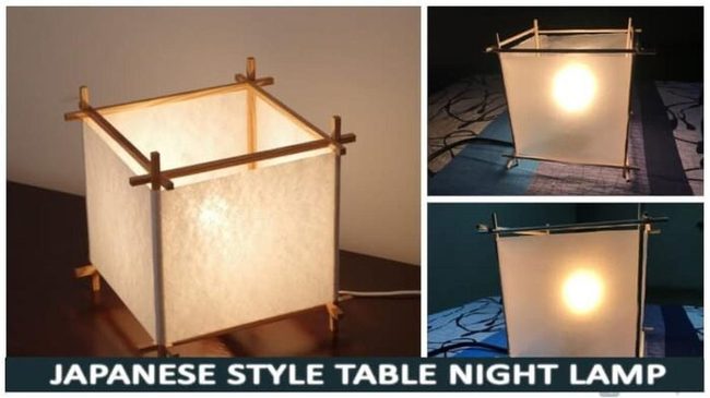 Soft Paper Lantern With Wood