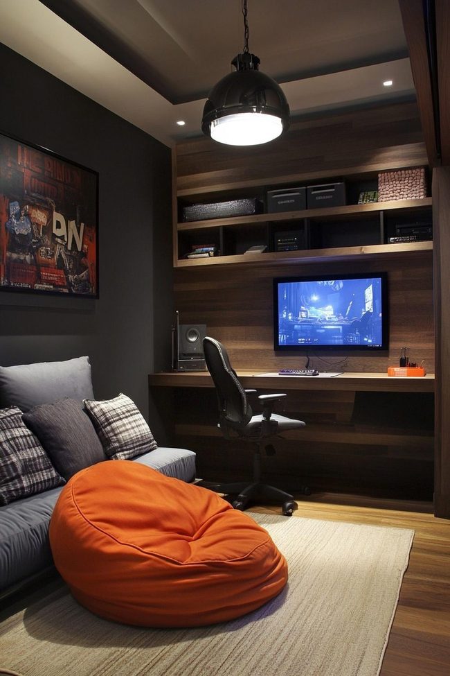 Cozy Gaming Chair Setup Station