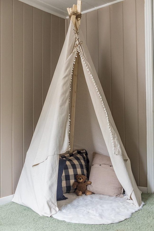 Drop Cloth Teepee