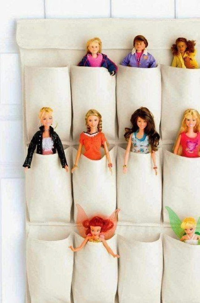 Colorful Dolls White Pockets