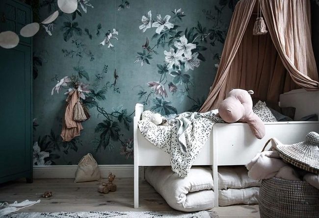 Pink Plush Canopy Bedroom