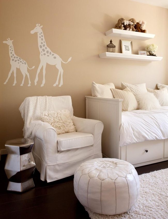 Giraffe Wall Decals, Cream Sanctuary