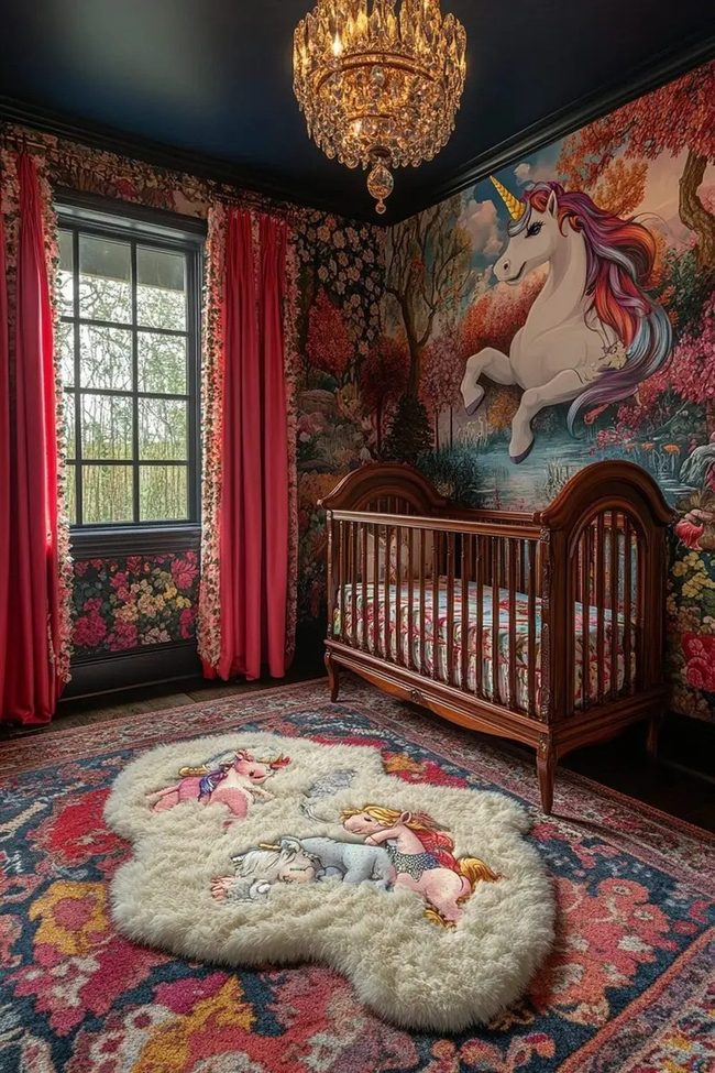 Jewel Ceiling Unicorn Room