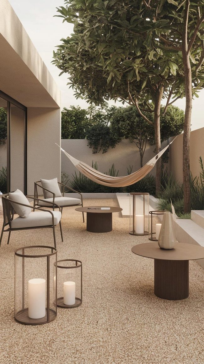 Modern Metal Patio Simplicity