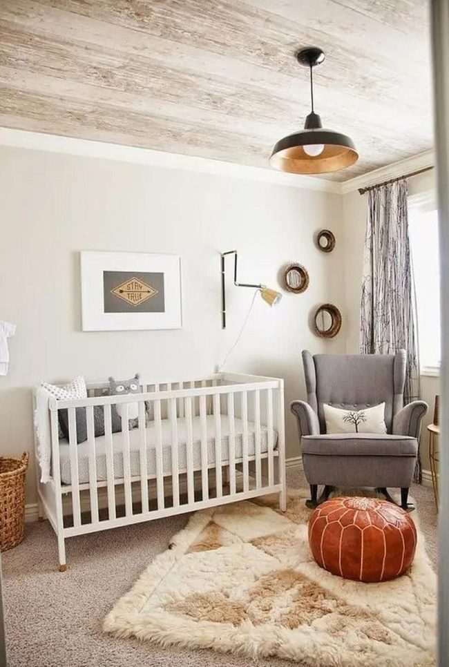Beige And Wood Nursery Sanctuary