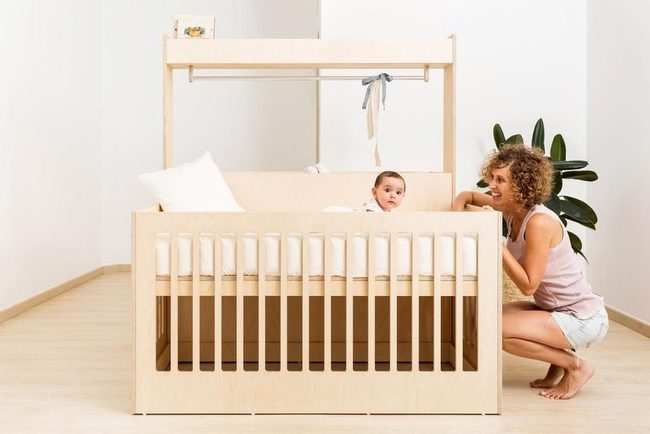Pale Wood And White Nursery
