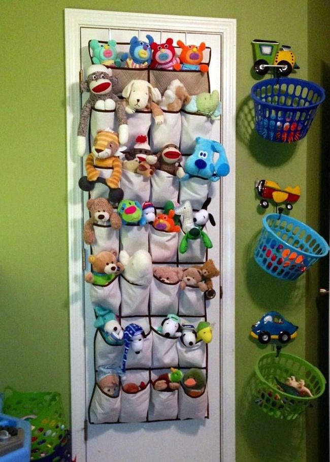 Plush Toys Door Storage