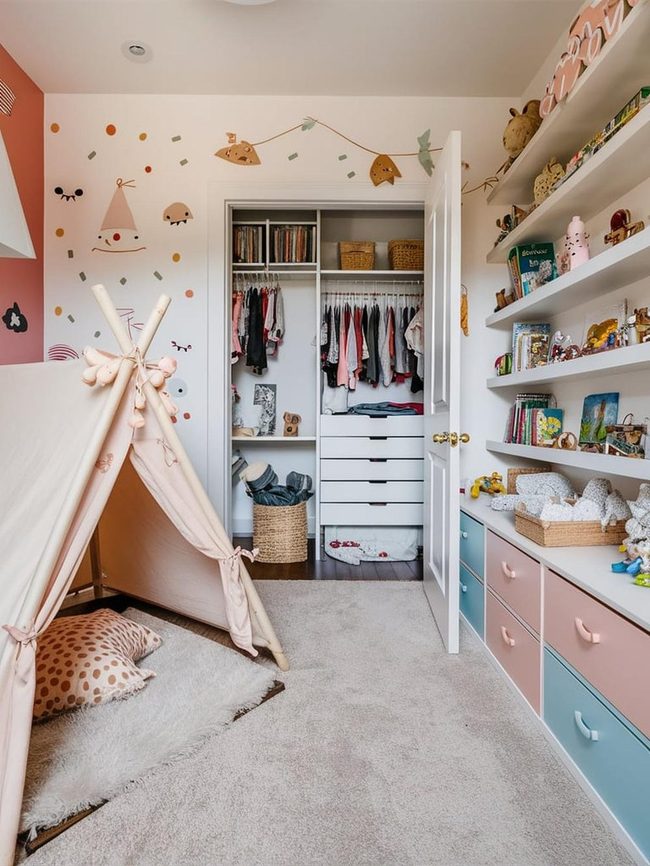 Closet Diaper Station Essentials