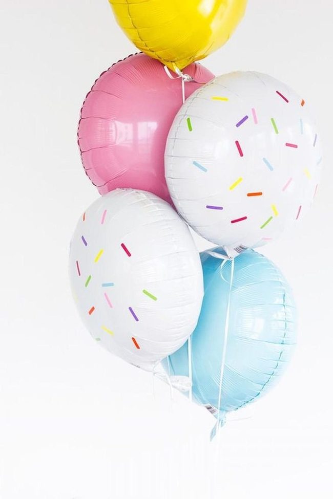 Yellow Balloons Party Pop