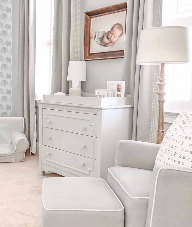 White Furniture Nursery Anchors