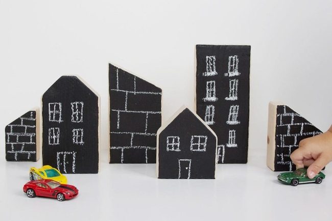Green Toy Car City Black