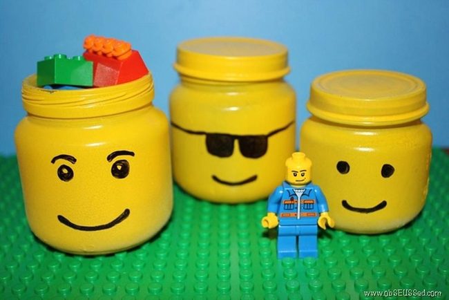 Smiling Blocks Black Sunglasses Storage