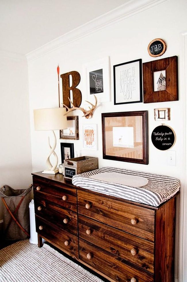 Striped Pads, Gallery Walls, Natural Warmth