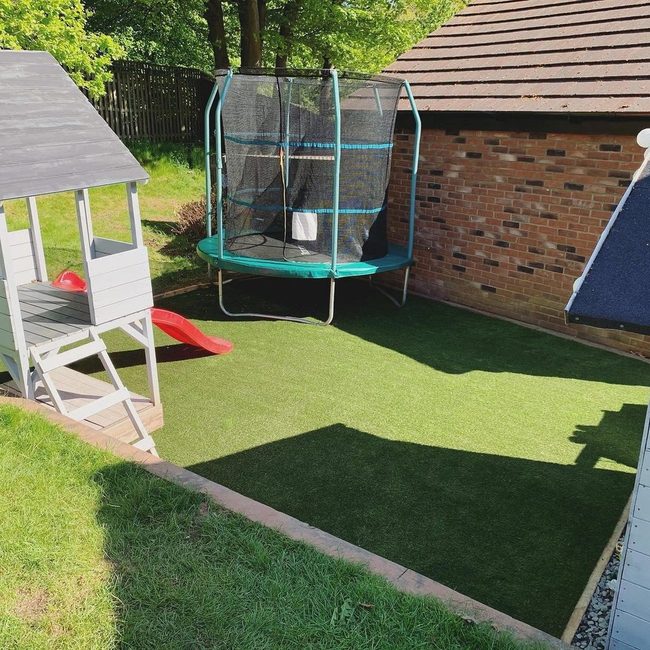 Green Grass Playground Safety
