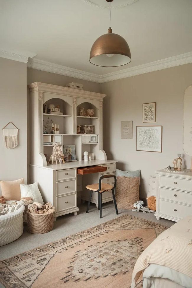 Cream Walls Classic Rustic Timber Touches